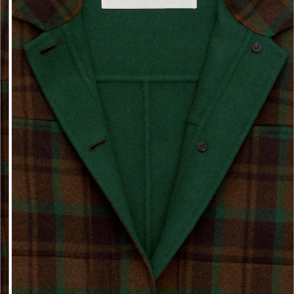 ARKET Plaid Button-Up Jacket - 38/6 - Picture 3 of 9